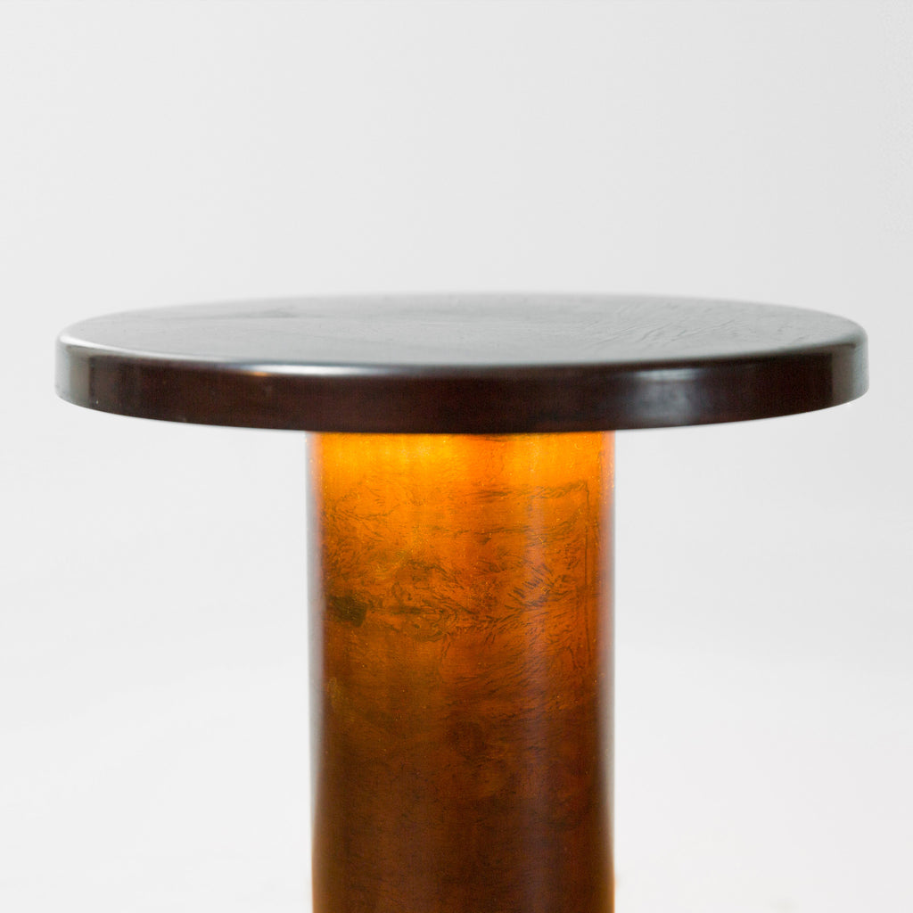 Patinated Brass Table Lamp